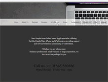 Tablet Screenshot of macsimple.co.uk